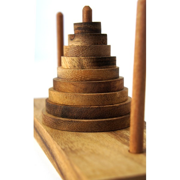 Les tours de Hanoï en bois