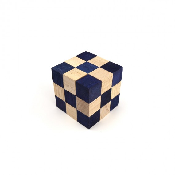 Cube serpent S bleu