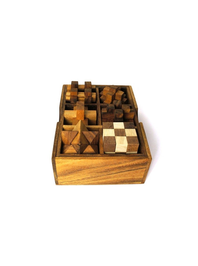 Coffret 6 jeux en Bois