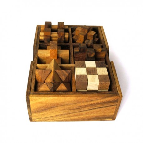 Coffret de 20 Jeux en Bois