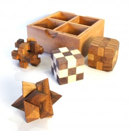 Coffret 6 jeux en Bois