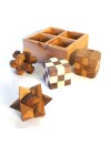 Coffret 4 jeux en Bois